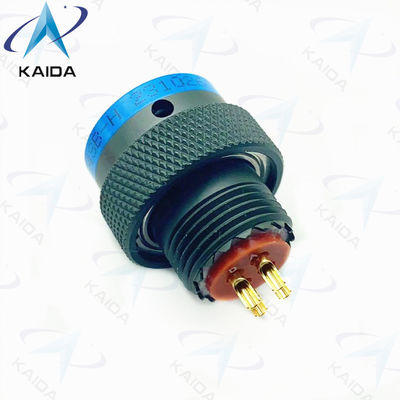 ποιότητας  7.5A Mil Dtl 38999 Series Ii 4 Female Pins Olive Green Cadmium D38999 Series 2 εργοστάσιο