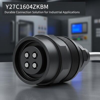 Ποιότητα  4 Number of Contacts Circular Electrical Connector Part Number Y27C1604ZKBM Durable Connection Solution for Industrial Applications εργοστάσιο