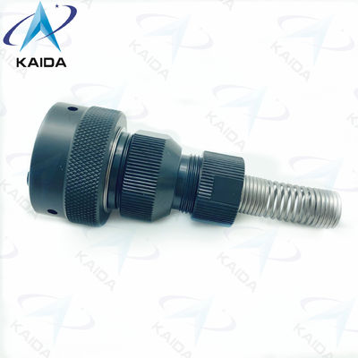 RJ45 USB κυκλικοί συνδετήρες Spring Backshell Network Port Connector Μαύρο ανωτισμένο