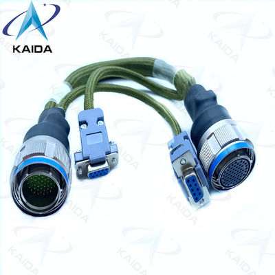 D38999 26FE35PN Σύνδεσμοι καλωδίων D38999 26FE35SN Αλουμινένιο καλώδιο πυρήνα διπλό αρσενικό