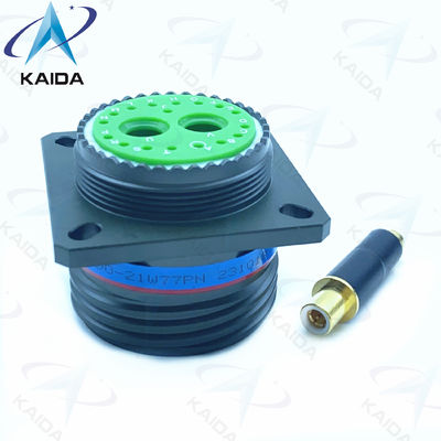 MIL-DTL-38999 Σειρά ΙΙΙ Σύνδεσμος D38999/20WG79PN Υψηλής και χαμηλής συχνότητας Μεικτό Ελαιόλαδο Πράσινη Καδμίου