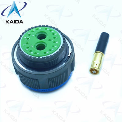 MIL-DTL-38999 Σειρά ΙΙΙ D38999/26WG79SN Μεσαία και χαμηλής συχνότητας μικτή ελαιόλαδο πράσινη κάδμιο