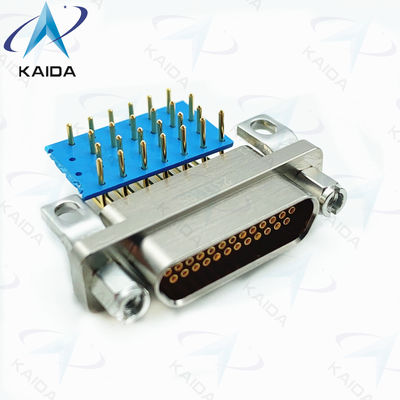 5A MIL-DTL-83513 Micro-D συνδέσεις 90° PCB ορθογώνιο σύνδεσμο J30J-25ZKWP
