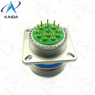 Σύντομο τύπο ουράς PCB MIL-DTL-38999 σειράς III σύνδεσμος δέκτη D38999/20FF11PCN ηλεκτρολόγητο νικέλιο.8D σειρά