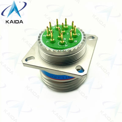 Σύντομο τύπο ουράς PCB MIL-DTL-38999 σειράς III σύνδεσμος δέκτη D38999/20FF11PCN ηλεκτρολόγητο νικέλιο.8D σειρά