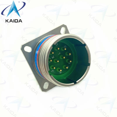 Σύντομο τύπο ουράς PCB MIL-DTL-38999 σειράς III σύνδεσμος δέκτη D38999/20FF11PCN ηλεκτρολόγητο νικέλιο.8D σειρά