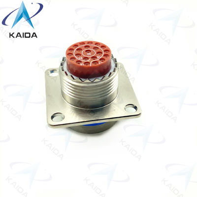 MIL-DTL-38999 Σειράς II Επικοινωνία κρέμασης MS27472T12F35PN Χωρίς ηλεκτρικό νικέλιο 22 αρσενικές καρφίτσες