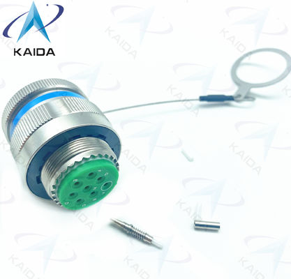Ανθεκτικότητα Σύνδεσμος οπτικών ινών Crimp Metal Blue Muti Mode Cable 500 κύκλοι ζευγαρώματος D38999/26KE08B1NF2M από ανοξείδωτο χάλυβα