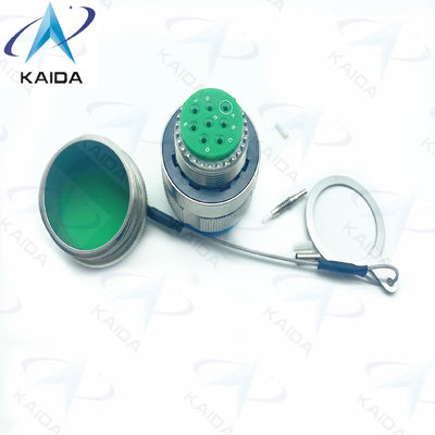 Ανθεκτικότητα Σύνδεσμος οπτικών ινών Crimp Metal Blue Muti Mode Cable 500 κύκλοι ζευγαρώματος D38999/26KE08B1NF2M από ανοξείδωτο χάλυβα