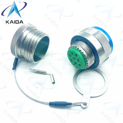 Ανθεκτικότητα Σύνδεσμος οπτικών ινών Crimp Metal Blue Muti Mode Cable 500 κύκλοι ζευγαρώματος D38999/26KE08B1NF2M από ανοξείδωτο χάλυβα