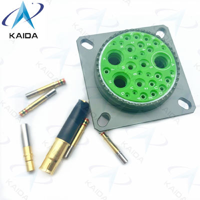 Χρυσή κρέμα επαφής MIL-DTL-38999 σειρά III Olive Green Cadmium Shell 7A τάση 500V.D38999/20WJ20SN.8D σειρά.
