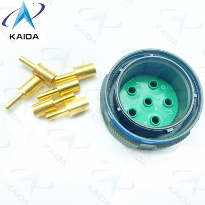 Χρυσόχρωμα χάλκινο κράμα MIL-DTL-38999 σειράς 3 Plug Connector Crimp 8# Power Contact.D38999/26WH06PN.8D σειράς