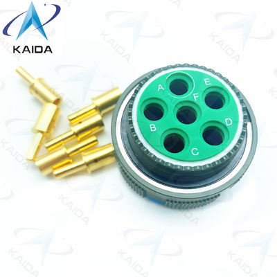Χρυσόχρωμα χάλκινο κράμα MIL-DTL-38999 σειράς 3 Plug Connector Crimp 8# Power Contact.D38999/26WH06PN.8D σειράς