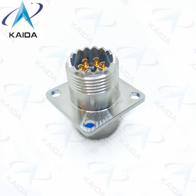 Χρυσό επικοινωνιακό φινίρισμα 6 Επικοινωνιακός συγκόλλησης τύπου MIL-DTL-26482 Συνοδευτής σειράς MS3470S10-6PH από ανοξείδωτο χάλυβα παθητικό