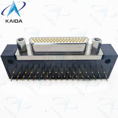 MIL-DTL-83513 51 Συναντήσεις δεξιάς γωνίας Micro D συνδετήρες -55 έως 125.C.