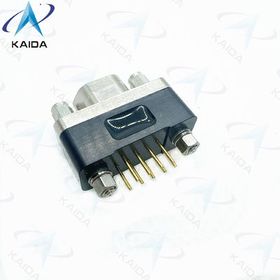Βιόμετρος MIL-DTL-83513 Στρογγυλή πρίζα Micro D PCB Connector Χρυσό πάνω από νικελικό επικοινωνιακό επίχρισμα GMR7580-9S2BPN