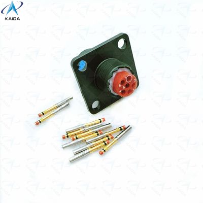 MS27497T08B35SA MIL-DTL-38999 Σειρά ΙΙ 500 V 6 επαφές Ηλεκτρικός συνδετήρας Εγκατάσταση τοίχου JTPQ00