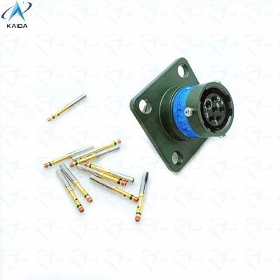 MS27497T08B35SA MIL-DTL-38999 Σειρά ΙΙ 500 V 6 επαφές Ηλεκτρικός συνδετήρας Εγκατάσταση τοίχου JTPQ00