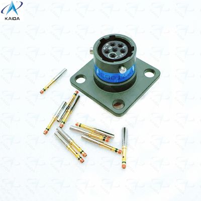 MS27497T08B35SA MIL-DTL-38999 Σειρά ΙΙ 500 V 6 επαφές Ηλεκτρικός συνδετήρας Εγκατάσταση τοίχου JTPQ00