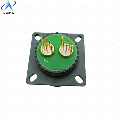 Ολιβικό πράσινο κάδμιο Quadrax PCB επαφές δέκτη 8D0C17W82PN Custom Quadrax PCB επαφές.8D σειρά D38999