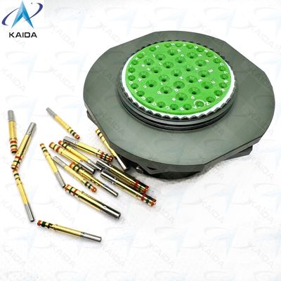 Τύπος επικοινωνίας CRIMP MIL-DTL-38999 Σειρά I Για εφαρμογές ονομαστικής τάσης 500V JY27468T25B43SN Ελαιόχρυσο δέκτη καδμίου Jam Nut