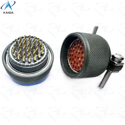 Ολιβοπράσινο καδμικό κέλυφος φινίρισμα μικροσκοπικός σύνδεσμος MIL-DTL-26482 σειράς I για στρατιωτικούς και αεροδιαστημικούς MS3116F18-32PN, πρίζα με σφίξιμο καλωδίων.