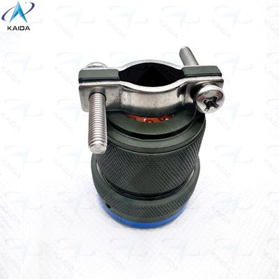 Ολιβοπράσινο καδμικό κέλυφος φινίρισμα μικροσκοπικός σύνδεσμος MIL-DTL-26482 σειράς I για στρατιωτικούς και αεροδιαστημικούς MS3116F18-32PN, πρίζα με σφίξιμο καλωδίων.