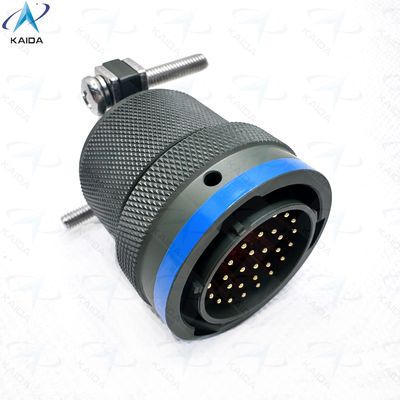 Ολιβοπράσινο καδμικό κέλυφος φινίρισμα μικροσκοπικός σύνδεσμος MIL-DTL-26482 σειράς I για στρατιωτικούς και αεροδιαστημικούς MS3116F18-32PN, πρίζα με σφίξιμο καλωδίων.