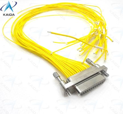 25 Επαφή Micro-D Metal Shell κατασκευασμένο από υλικό αλουμινίου για βιομηχανικές εφαρμογές.