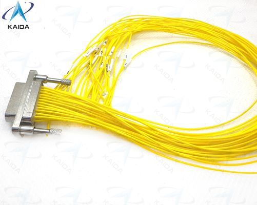 25 Επαφή Micro-D Metal Shell κατασκευασμένο από υλικό αλουμινίου για βιομηχανικές εφαρμογές.