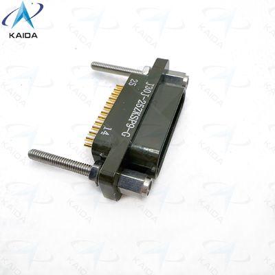 Φιλικό προς το φύλο μεταλλικό περίβλημα υποδοχής με εξάρτημα P9 M83513 για MIL Spec. J30J-25ZKSP9-G Ελαιόχρωμη επιμετάλλωση καδμίου,