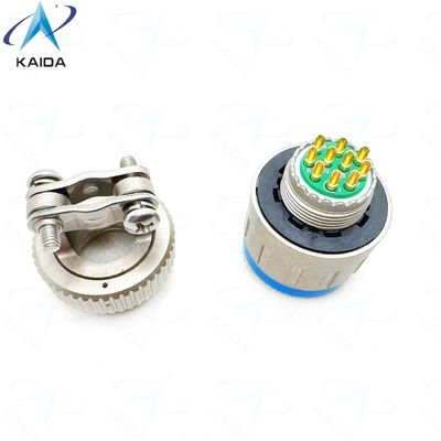 D38999/26MC98PN-H+M85049 91-13M  Σύνθετος KAIDA  Amphneol  Συνδετήρας σειράς TV στρατιωτικός  κατασκευή  ακροδέκτες συγκόλλησης με πίσω κέλυφος σφιγκτήρα