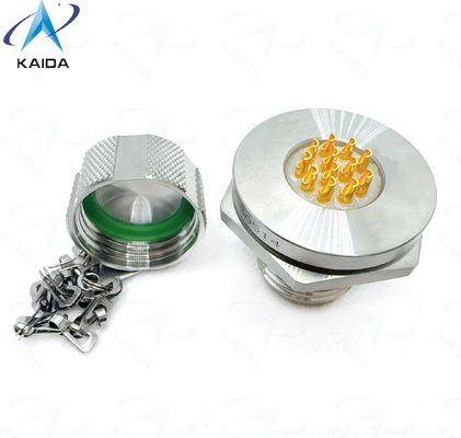 Custom Hermetic Jam Nut Receptacle Stainless Steel Passivated for Long-Lasting Hermetic Sealing Solutions