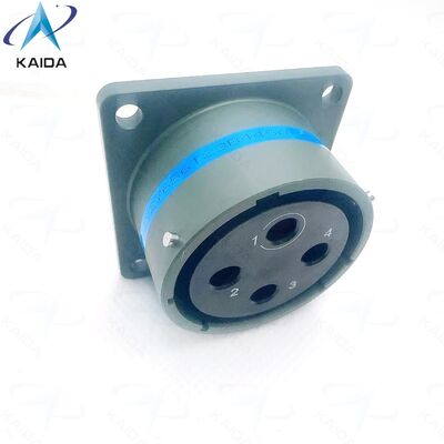 Ελαιόχρυσο Καδμικό Κέλυφος Φινίρισμα MIL DTL 38999 Σειρά I Κύκλος Συνδετήρας Χάλυβα Σύνθετο υλικό επαφής ανθεκτικό.