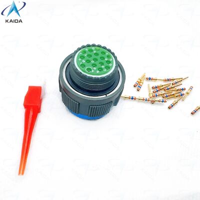 Τρέχουσα ονομαστική τιμή 7.5 A MIL DTL 38999 Σειρά Ⅲ Κυκλικός σύνδεσμος από υλικό κελύφους αλουμινίου Ανθεκτικές λύσεις ηλεκτρικής σύνδεσης. D38999/26WD18PN. TV06RW15-18PN. 8D5-15W18PN