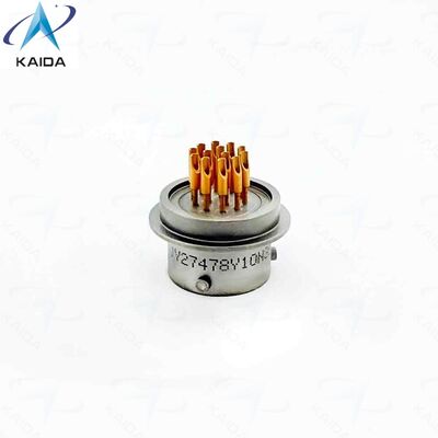 Ηλεκτρική συσκευή στεγνώσεως MIL-DTL-38999 Σύνδεσμος σειράς ΙΙ. Παθητική επικάλυψη από νικέλιο από ανοξείδωτο χάλυβα. MS27478Y10N35PN.