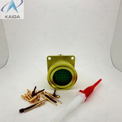 Σύνδεσμος σύνδεσης ξιφολόγχης τύπου επικοινωνίας ζ.Χ.23-32/27Β-1-Β.Αλουμίνιο με ανωτισμένη κίτρινη επικάλυψη