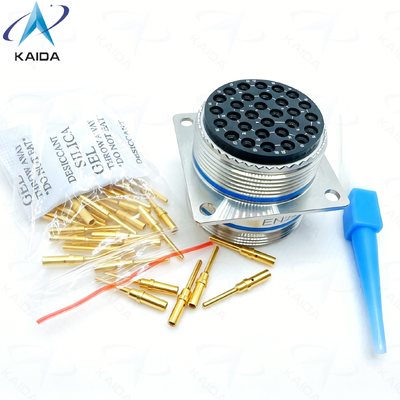SS Connector Circular Electrical Connector Θερμοκρασία λειτουργίας μείον 55 Κελσίου έως συν 175 Κελσίου Ανθεκτικό και για βιομηχανικό